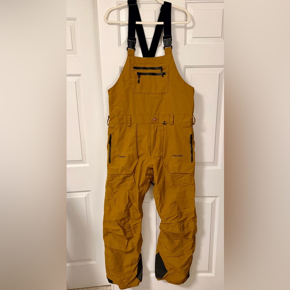 Volcom Gore-Tex Snow Bib Overalls- Men’s Large